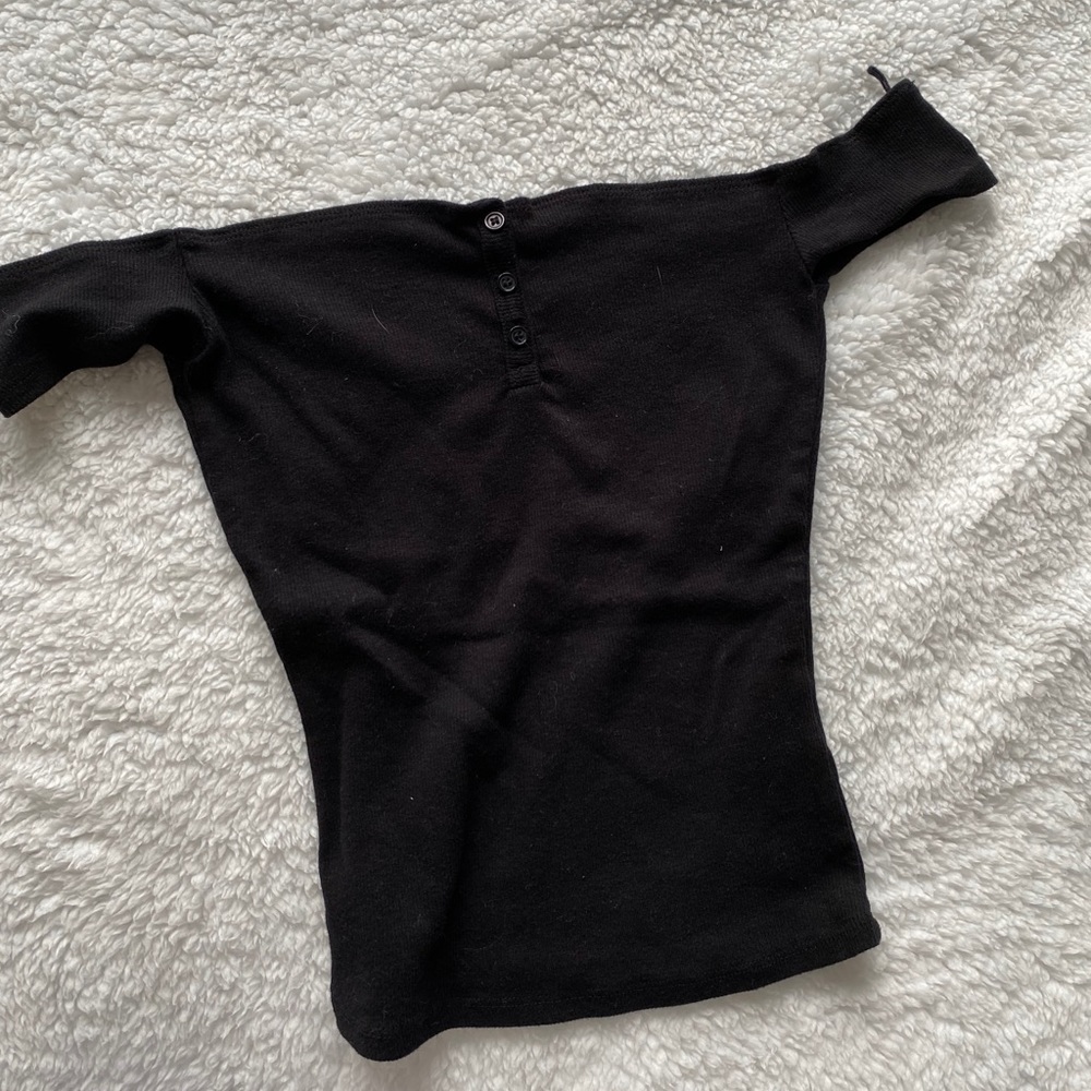 Off the Shoulder Black top
